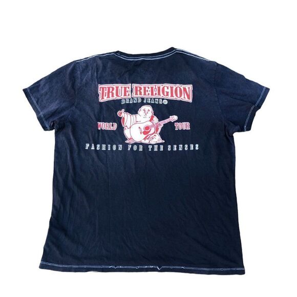 True Religion T Shirt XXL Big Logo - Picture 12 of 12